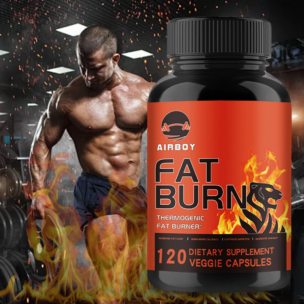 Burn-XT Metabolism Booster Capsules – Energy & Digestive Support Metabolism Booster Supplement Qst