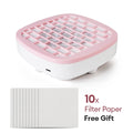 USB Mini Nail Dust Collector 3200RPM Portable Vacuum Fan Nail Dust Collector Qst PINK USB Type-C