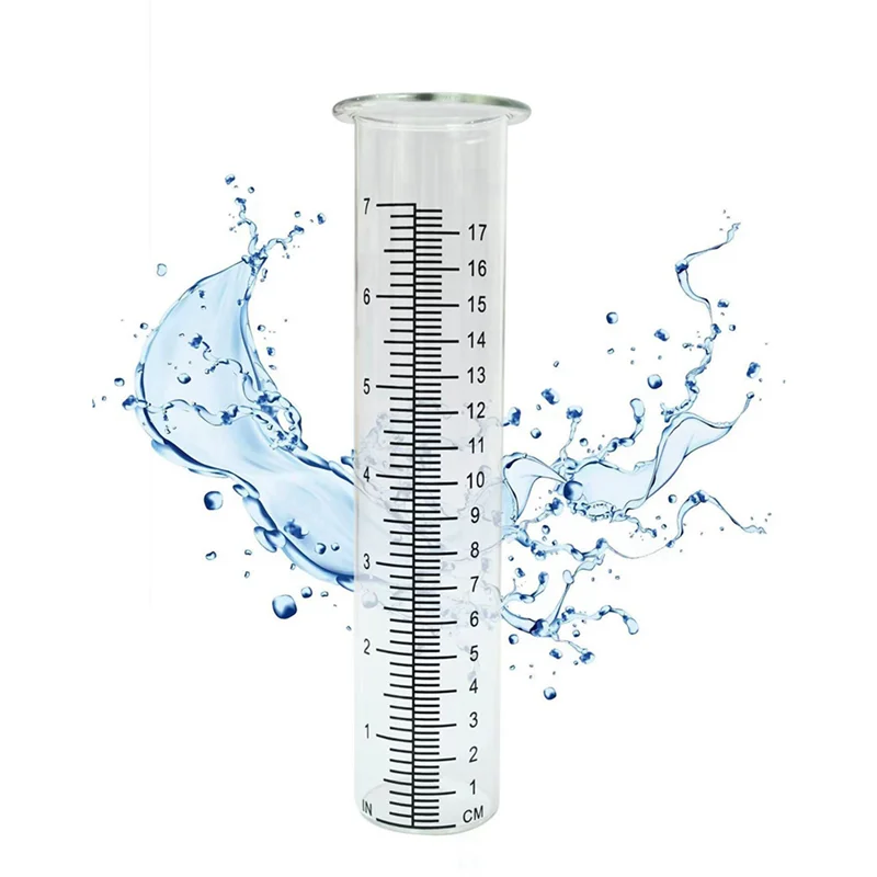 Plastic Rain Gauge Replacement Tube 4-Pack – Garden & Yard Rain Gauge Tube Qme