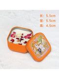 Handmade Tin Can Scented Soy Candles with Dried Flowers Scented Soy Candle Qme tangerine