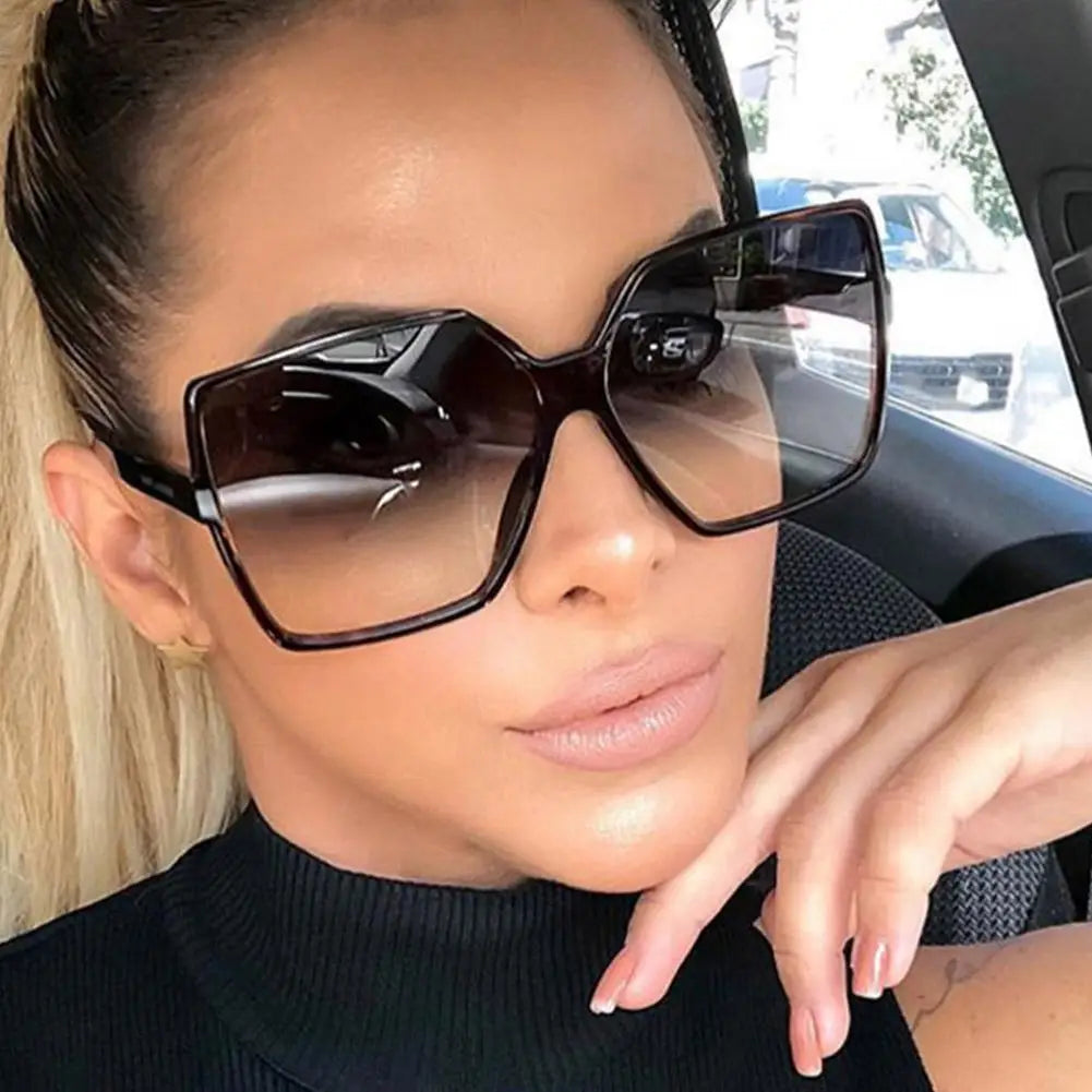 Vintage Square Sunglasses – Big Frame Unisex Retro Shades Retro Sunglasses Qme