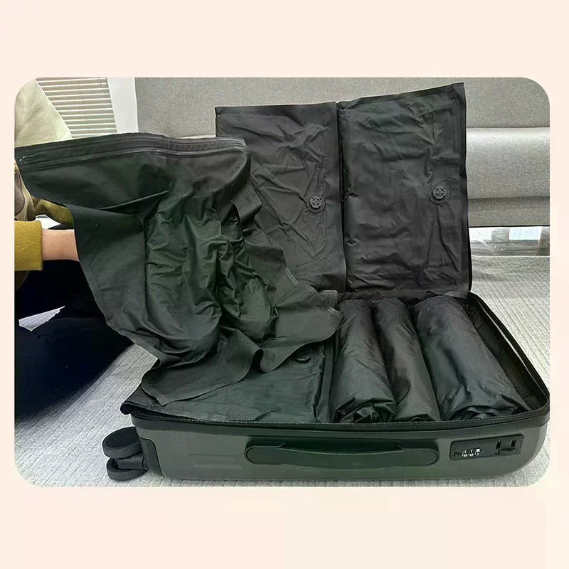 Hand Roll Vacuum Compression Bags – Waterproof Travel Storage Vacuum Storage Bags Qme