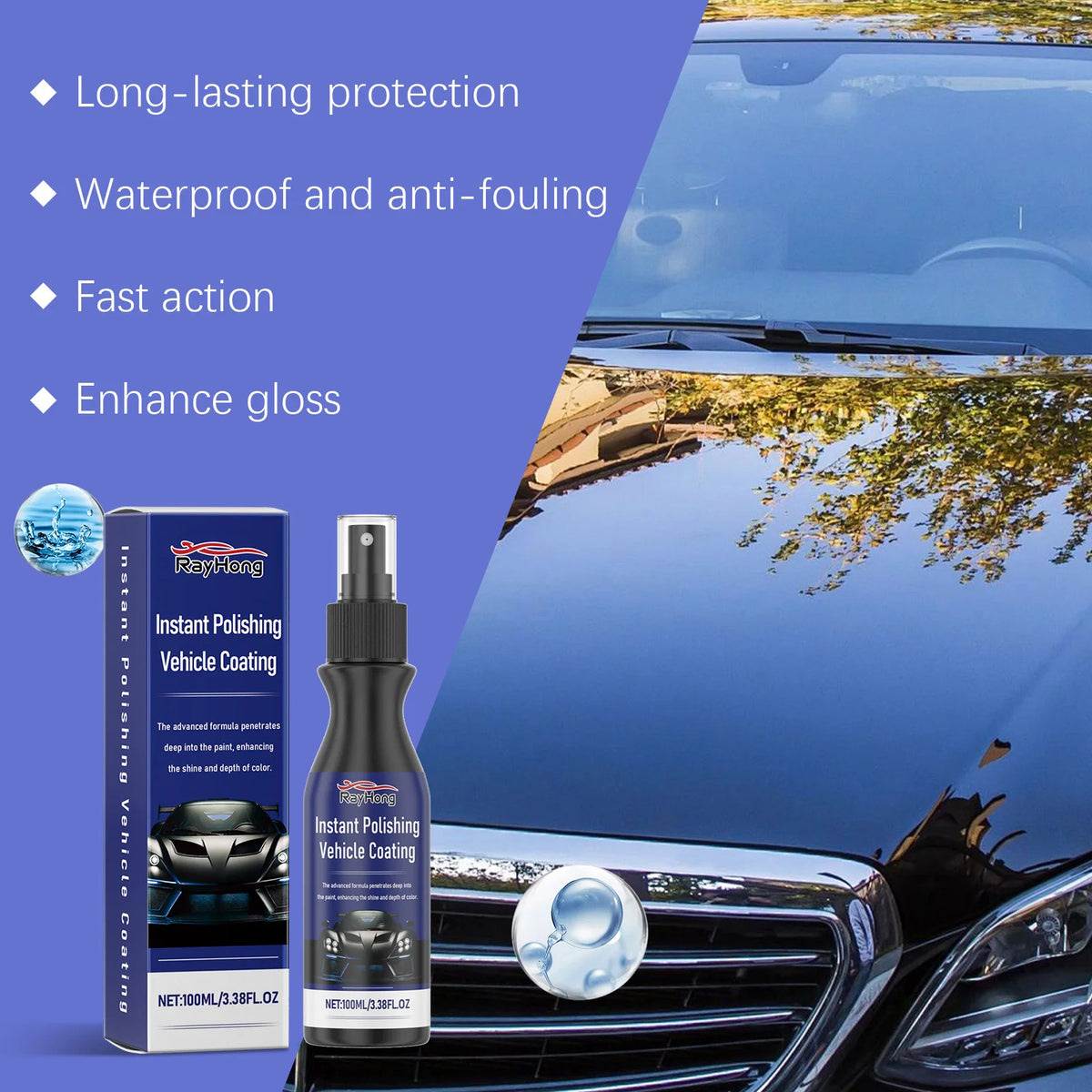 Rayhong Nano Car Coating – UV Protection & Scratch Resistant Car Nano Coating Qst
