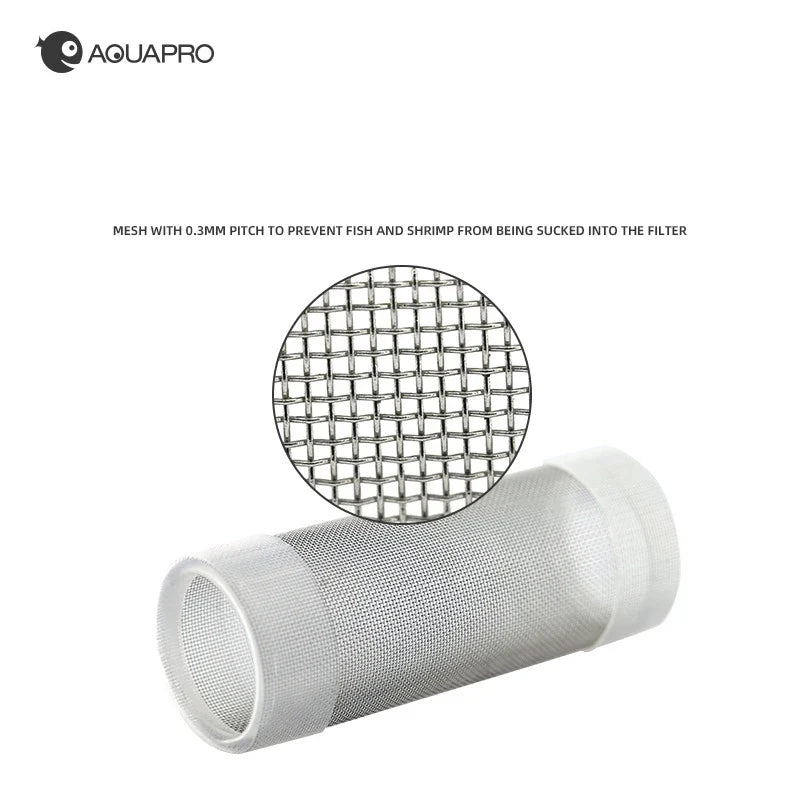 Stainless Steel Aquarium Filter Inlet Protective Net Cover Aquarium Filter Guard Qme