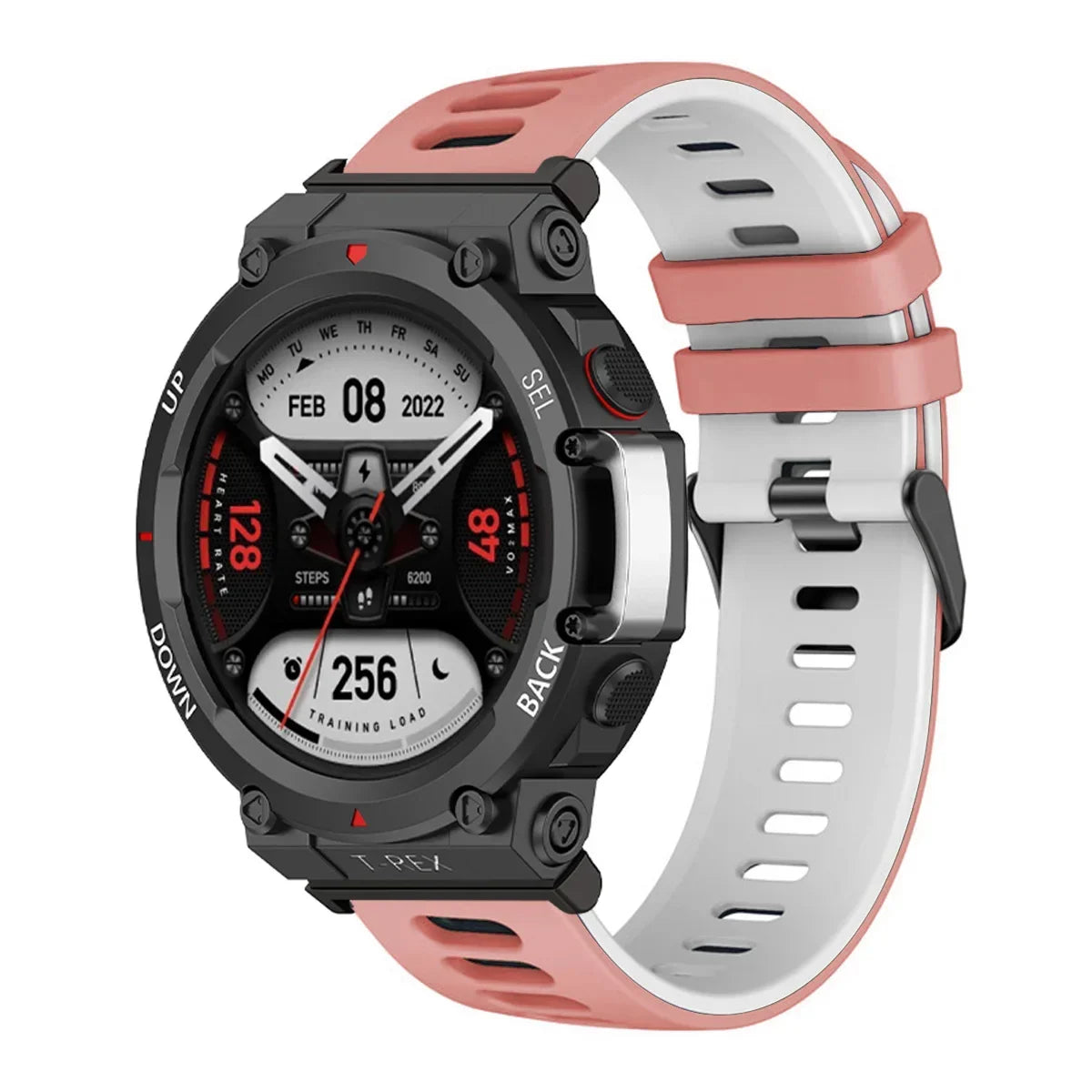 Silicone Sport Watch Band for Amazfit T-Rex 3/2/Pro – 17 Colors Silicone Watch Band Qme