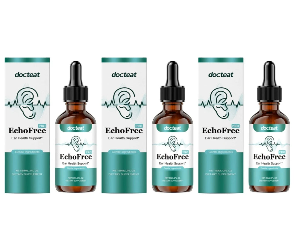 Docteat Ear Health Support Drops 59ml – Magnesium & Zinc Ear Health Drops Qst 180 ml(Pack of 3)