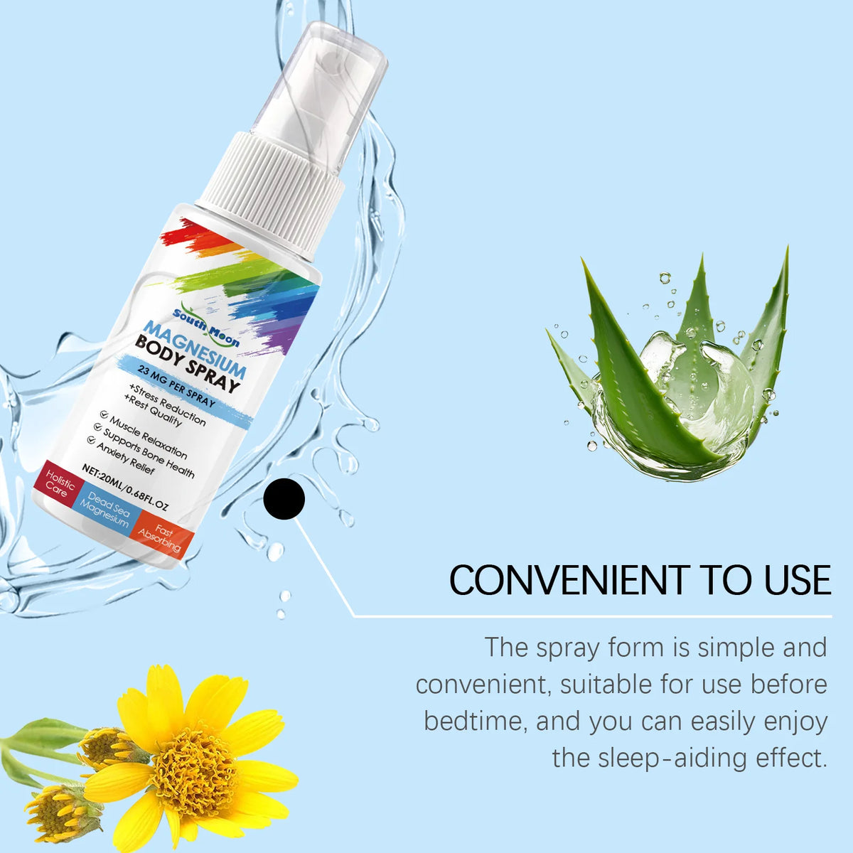 South Moon Sleep Support Spray – Calming Bedtime Mist 20–60ml Sleep Support Spray Qst