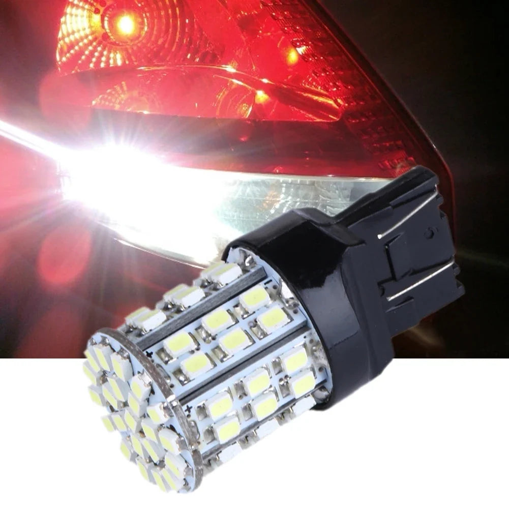 T20 7443 7440 LED Brake Tail & Reverse Bulbs 64-SMD (2-Pack) LED Car Bulb Qme