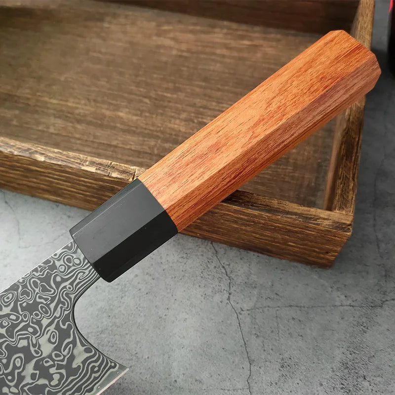 InLeung Damascus Steel Chef Knife – VG10 Hand Forged 8" Damascus Chef Knife Qst