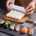 10-Grid Rice Ball Mold & Spoon – Non-Stick Onigiri Maker Onigiri Rice Mold Qme Default Title