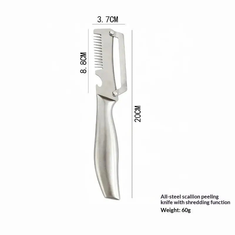 5-in-1 Stainless Steel Vegetable Peeler with Bottle Opener Vegetable Peeler Qme A
