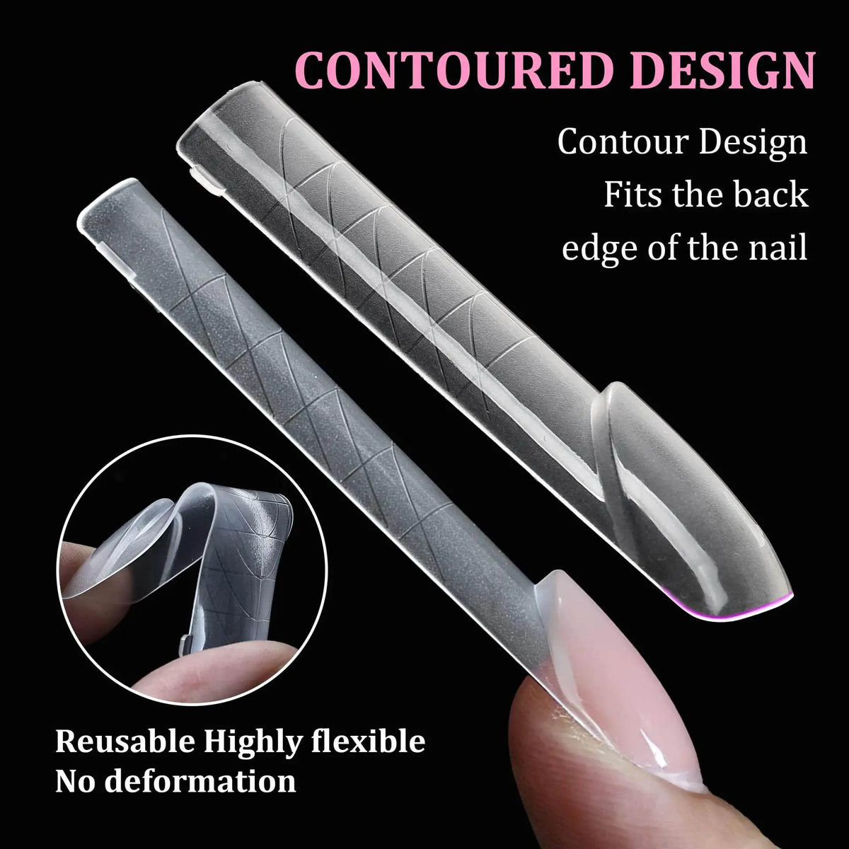 Dual Form French Nail Extension Kit | Fast & Elegant Nail Extension Kit Qme