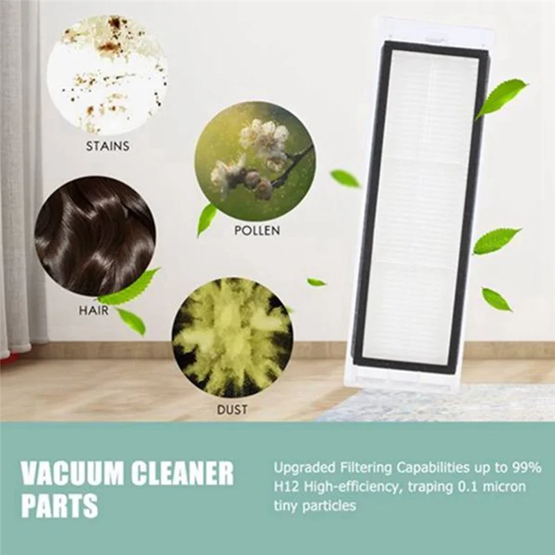 Xiaomi Robot Vacuum Side Brush & HEPA Filter Replacement Set Vacuum Replacement Parts Qme