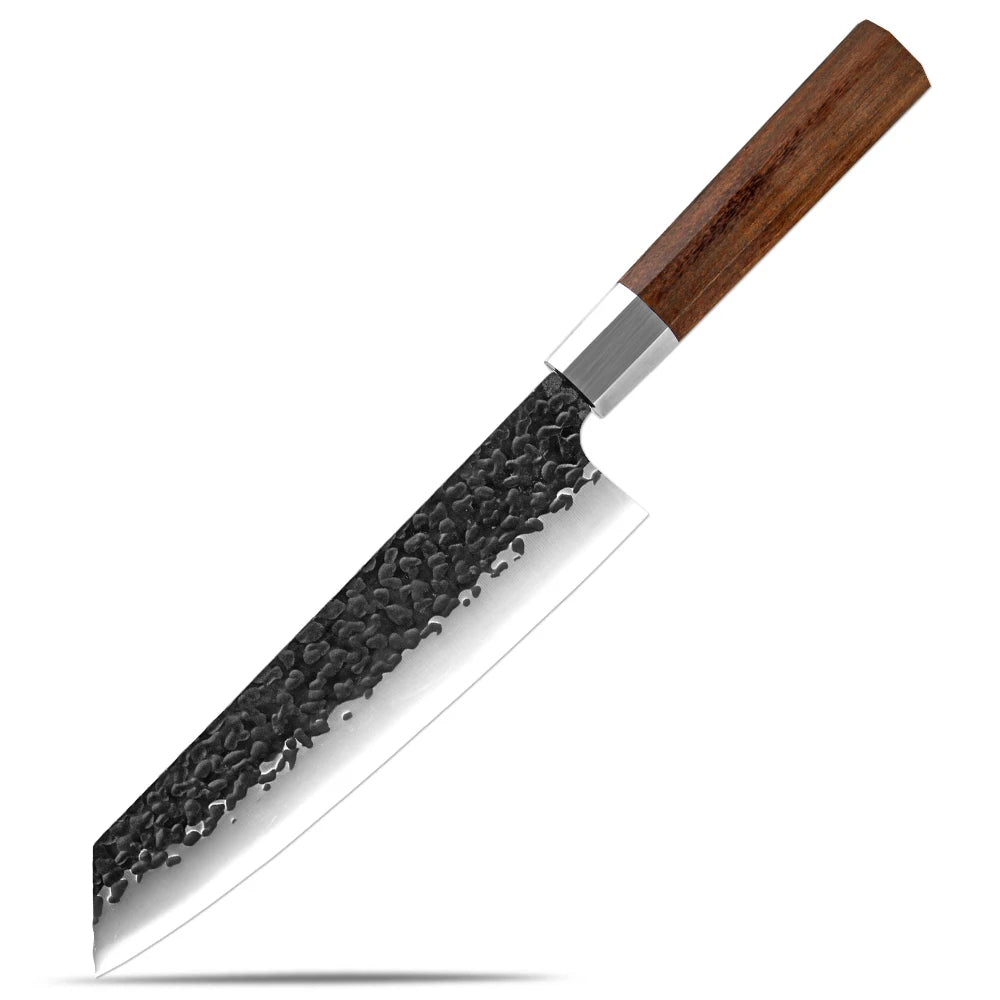 XITUO 8" Kiritsuke Chef Knife – Japanese Gyuto Octagon Handle Chef Knife Qst SG21623