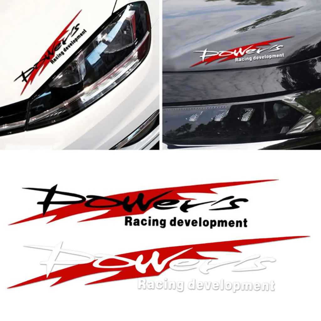 Reflective Racing Car Decal Sticker – Waterproof Sport Design Car Decal Sticker Qst