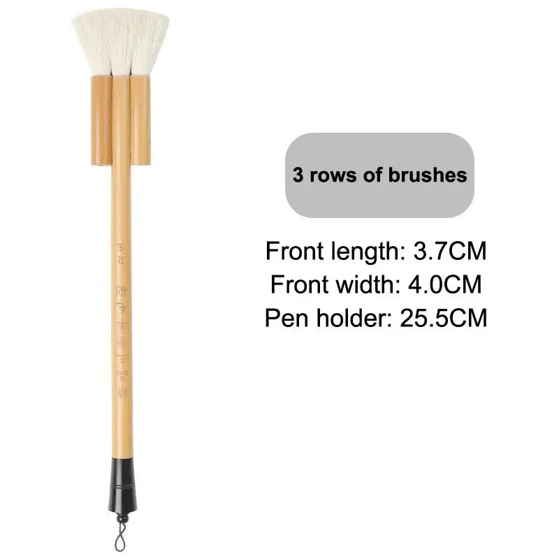 Professional Wool Watercolor Art Brush Set – 4 Colors Watercolor Brush Set Qme