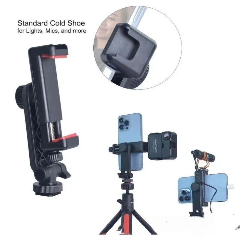 Camera Hot Shoe Cold Shoe Adapter Phone Tripod Mount Camera Shoe Adapter Qme