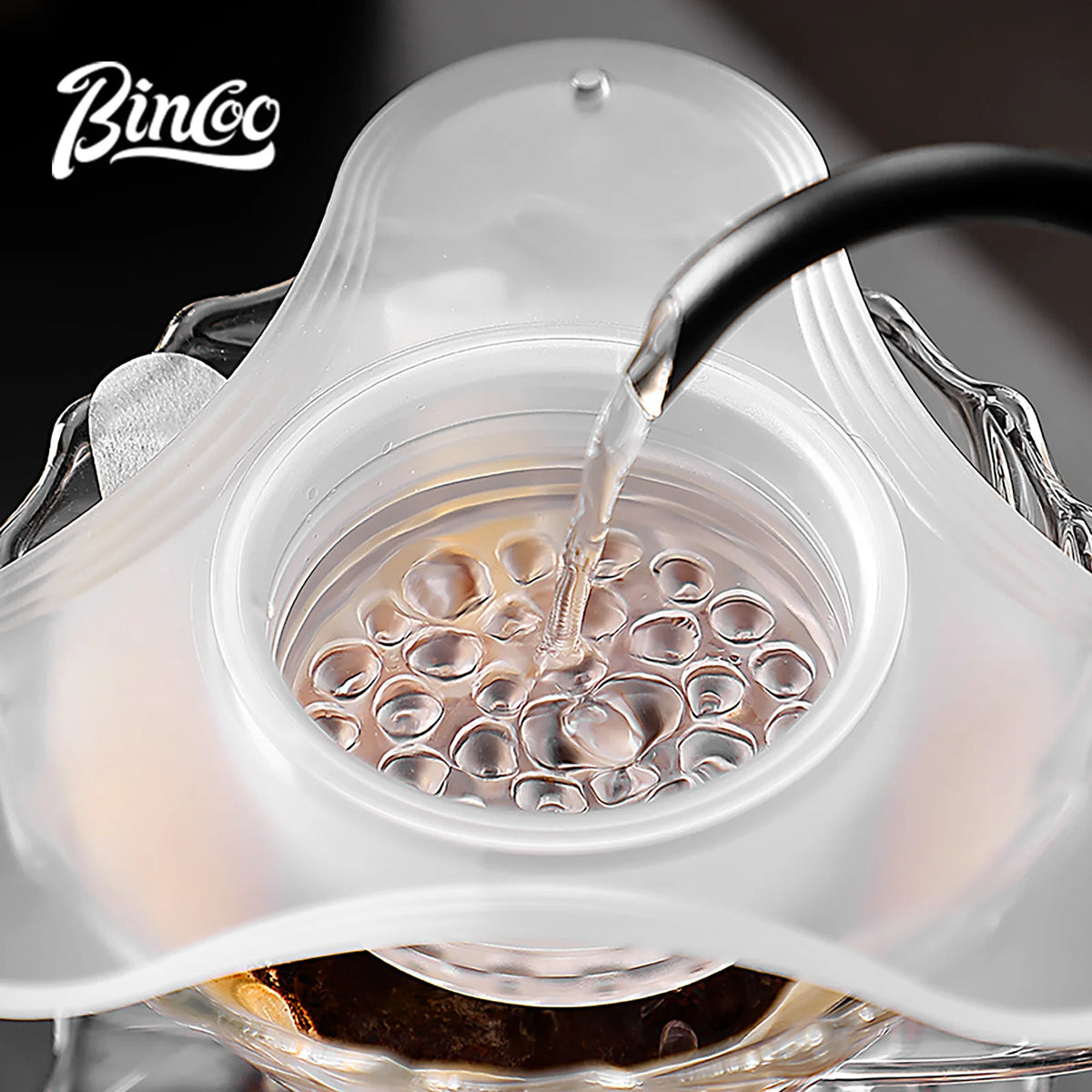 Bincoo Pour Over Flow Distributor – Even Coffee Extraction Pour Over Accessory Qst