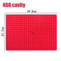 468-Cavity Mini Round Silicone Chocolate Mold – Candy & Treats Silicone Baking Mold Qst 468 Red