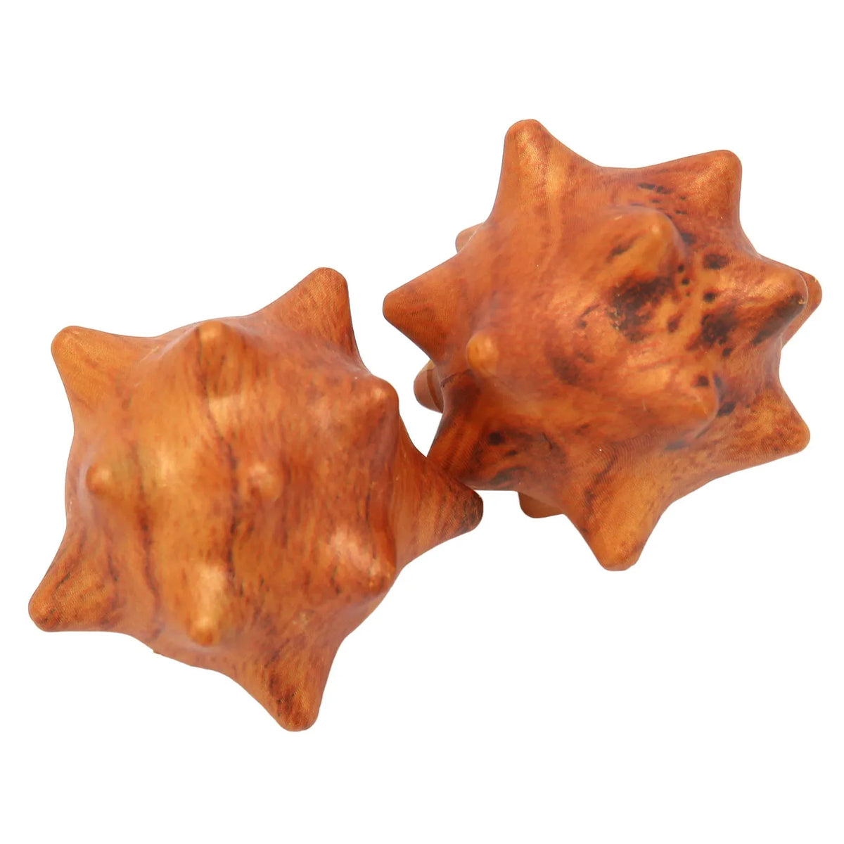 Wooden Spiky Hand Massage Ball – Acupoint Palm Massager Hand Massage Ball Qme