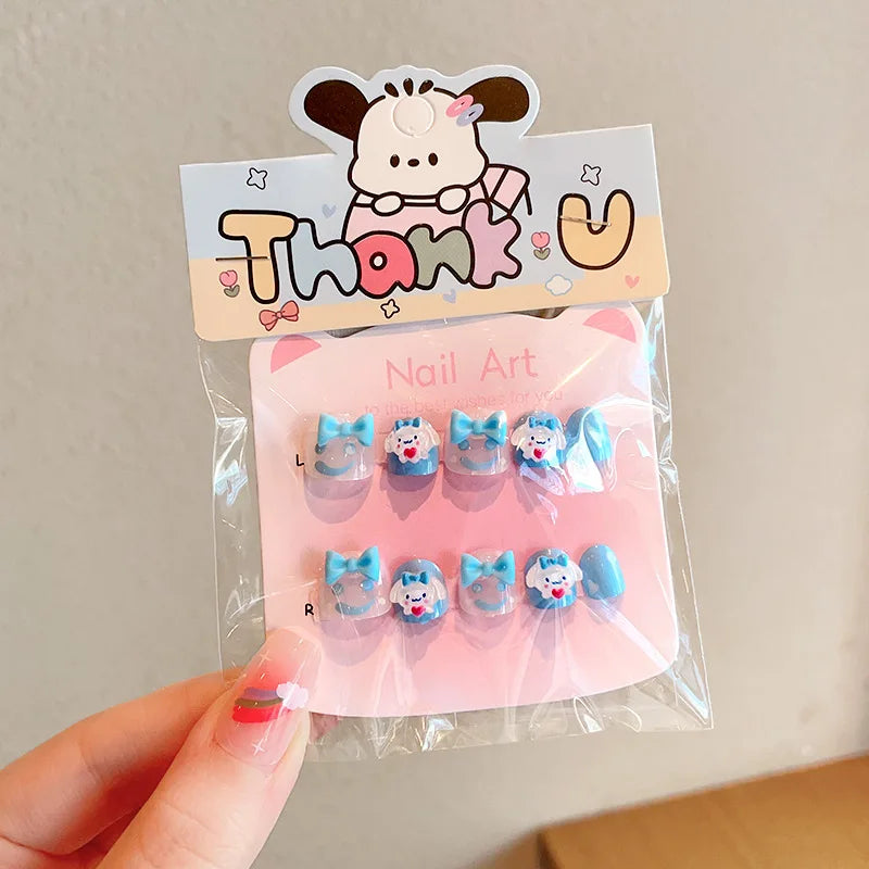 Hello Kitty Kuromi Cartoon Nail Stickers – Safe & Non-Toxic Nail Art Stickers Qme 1