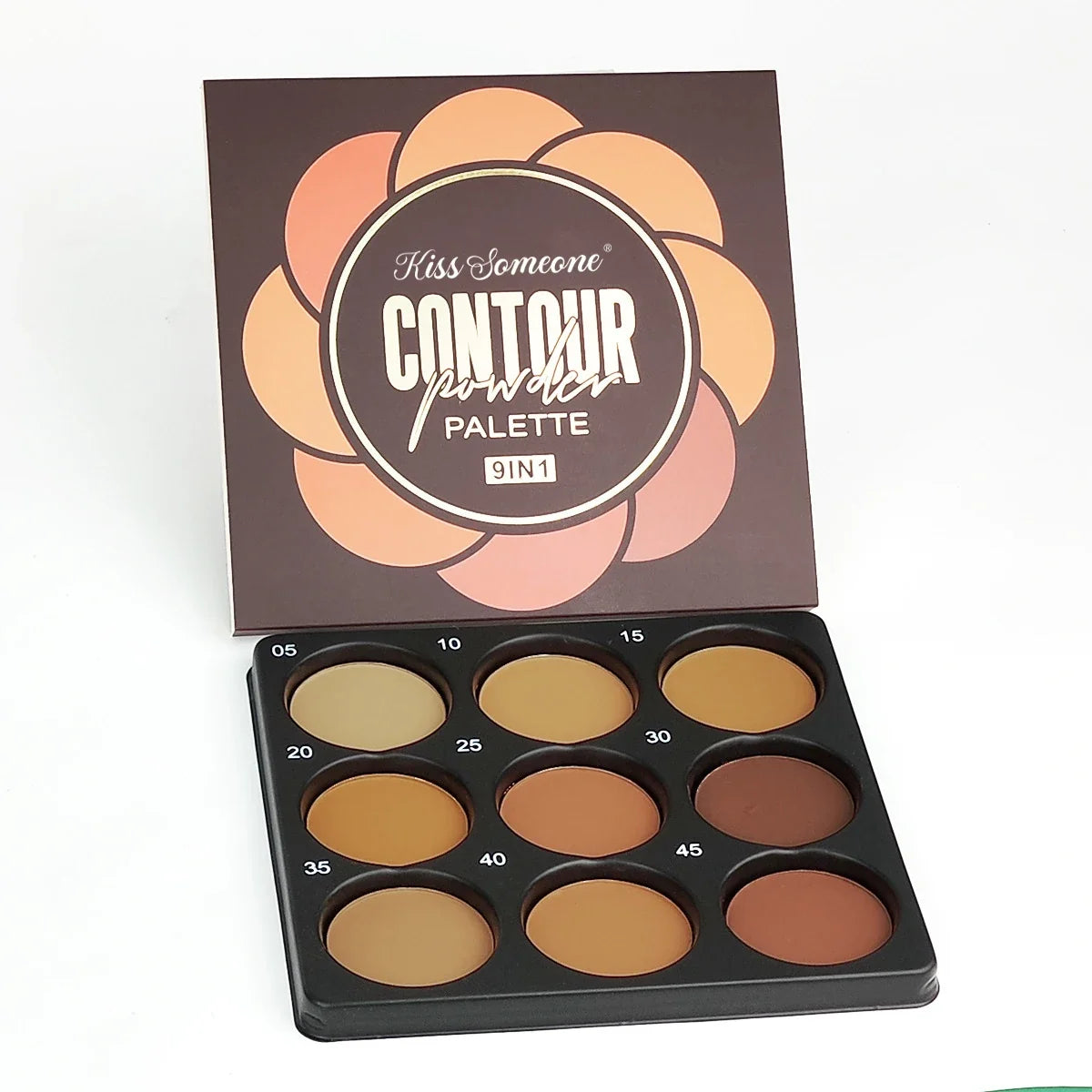 Nine Dark Powder Concealer Palette – Matte & Waterproof | Qme Concealer Palette Qme