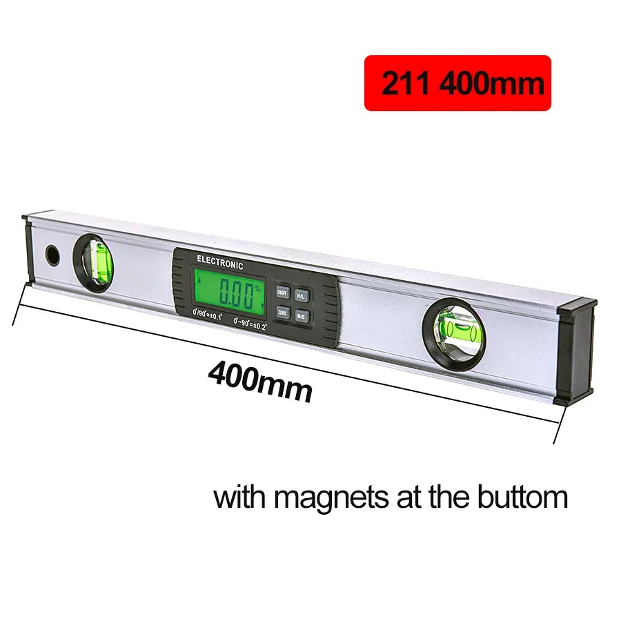 Digital Protractor Angle Finder Electronic Level 360° Digital Angle Finder Qme 211-400MM