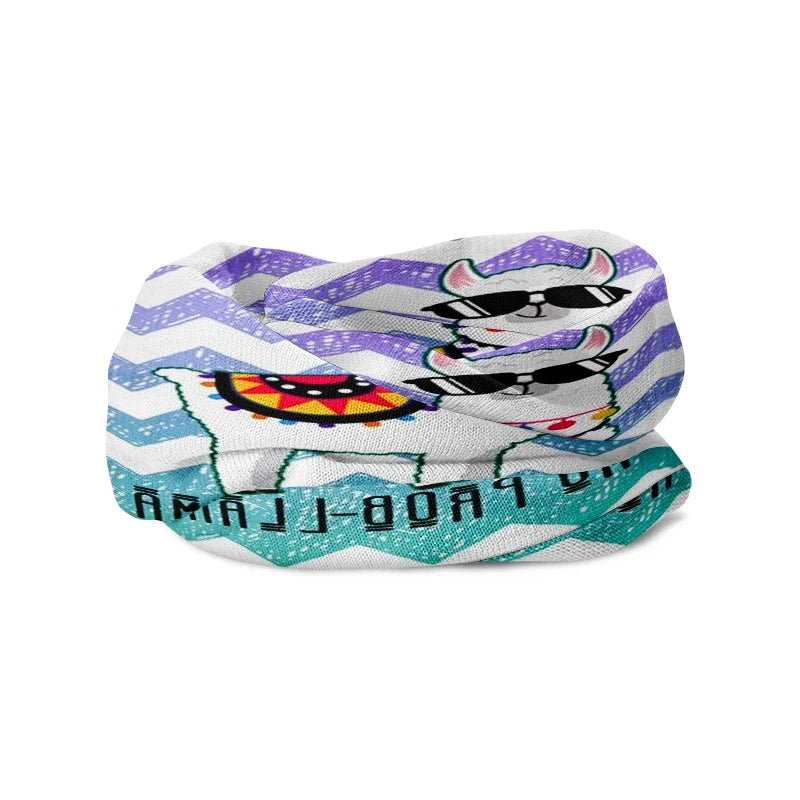 Cute Cartoon Sheep 3D Print Headscarf | 14 Colors, One Size Novelty Hair Scarf Qme