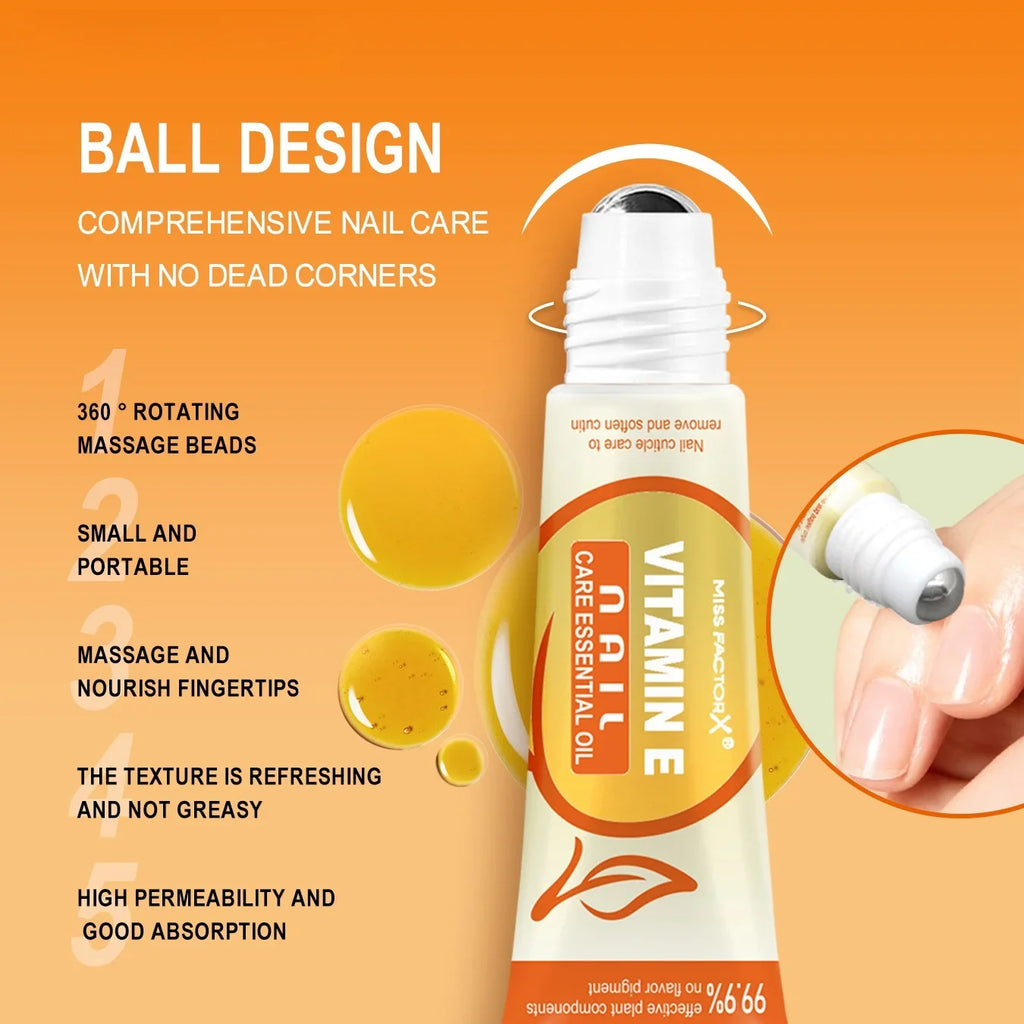 Vitamin E Nail & Cuticle Care Oil 12ml | Nourishing Treatment Nail Treatment Oil Qme
