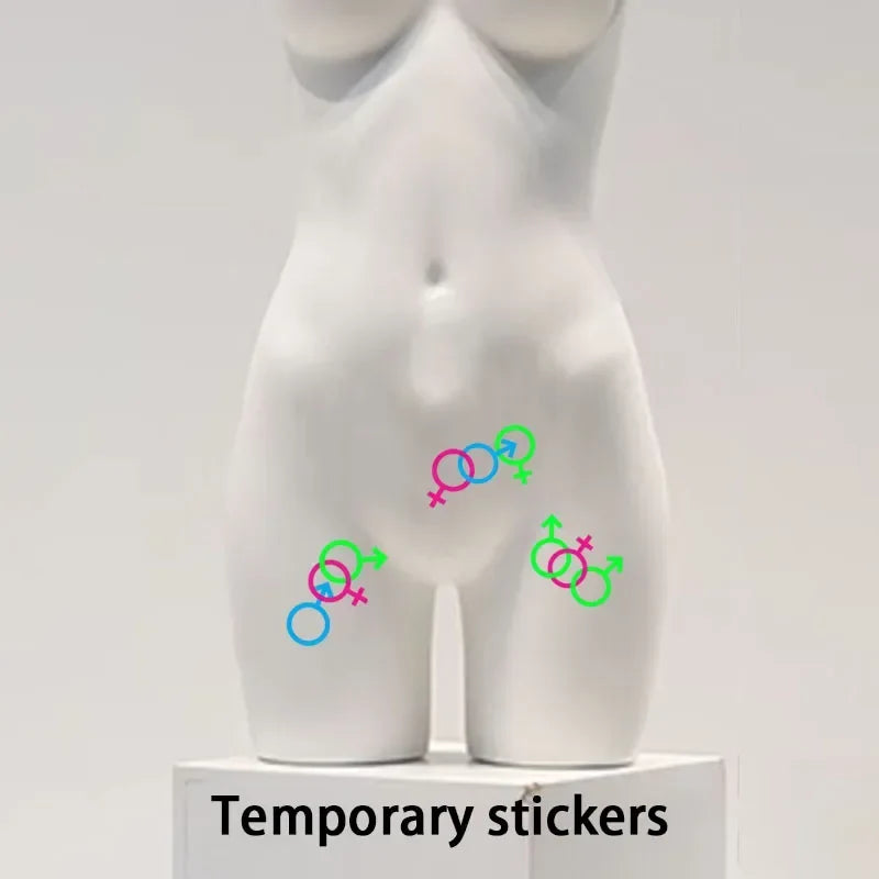 Temporary Body Art Stickers – Waterproof & Sweat-Proof Tattoo Temporary Tattoo Stickers Qme