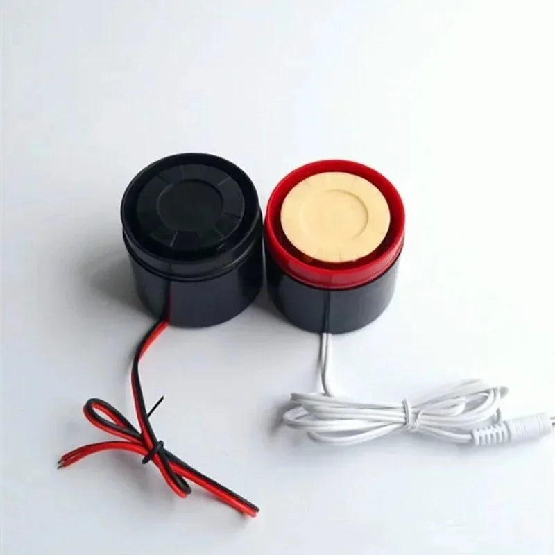 12V Piezoelectric Buzzer Alarm Horn Wired High Decibel Siren Security Alarm Siren Qme
