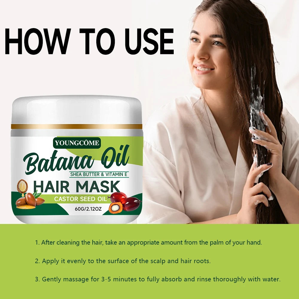 Batana Rosemary Hair Mask – Nourish & Moisturize Hair Hair Mask Qst