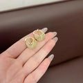 Hollow Out Water Drop Dangle Earrings – Vintage Web Style Dangle Earrings Qme A2