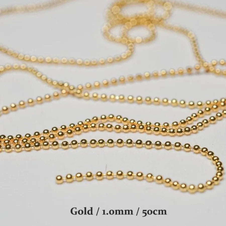 Alloy O-Shape Chain Ball Nail Art DIY Charm Accessories Nail Art Charm Qme