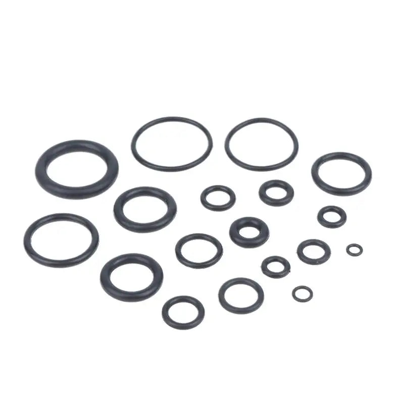 225-Piece Rubber O-Ring Kit – Oil & Water Resistant Multi-Size Seals O-Ring Seal Kit Qme 1set