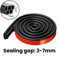 EPDM Acoustic Door & Window Sealing Strip 5M 6M 10M Door Weatherstrip Seal Qme Double-layer 5m