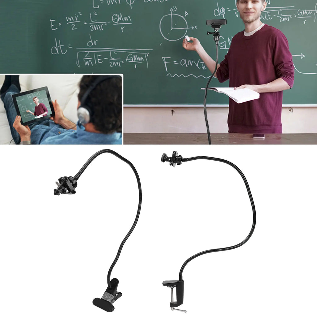 Flexible Gooseneck Webcam Stand – Desktop Mount for C920 C922 Webcam Desk Mount Qst
