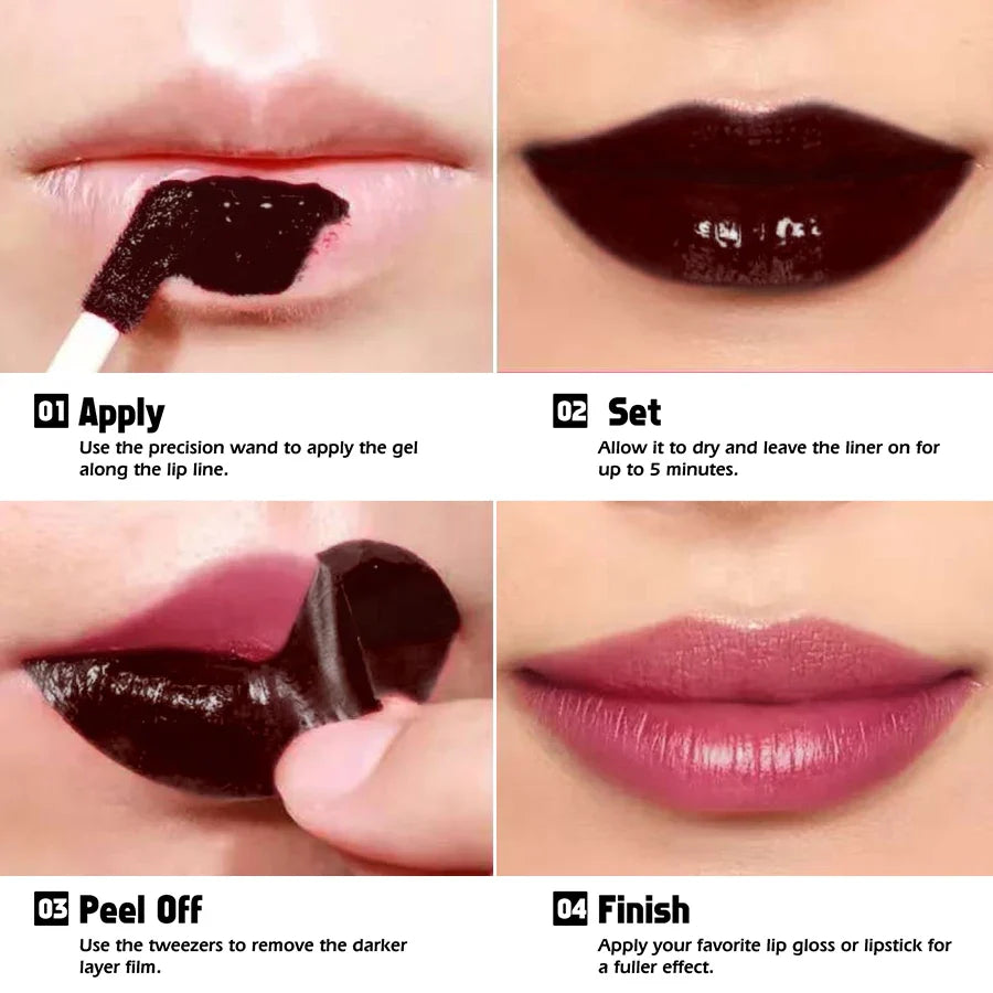 Korean Matte Peel Off Lip Tint – 7 Long-Lasting Shades Peel Off Lip Tint Qme