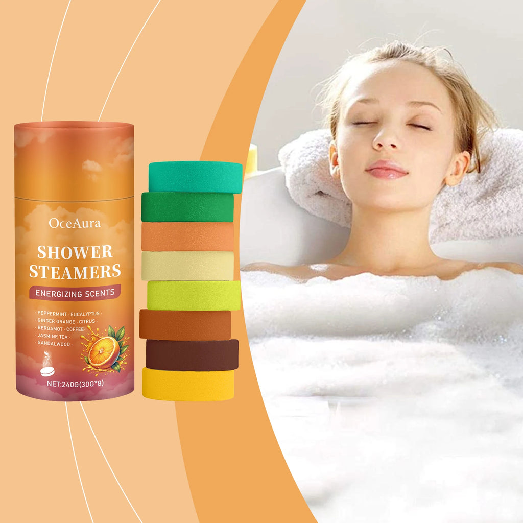 OceAura Aromatherapy Shower Steamers – Spa Bath Tablets Set Shower Steamer Tablets Qst