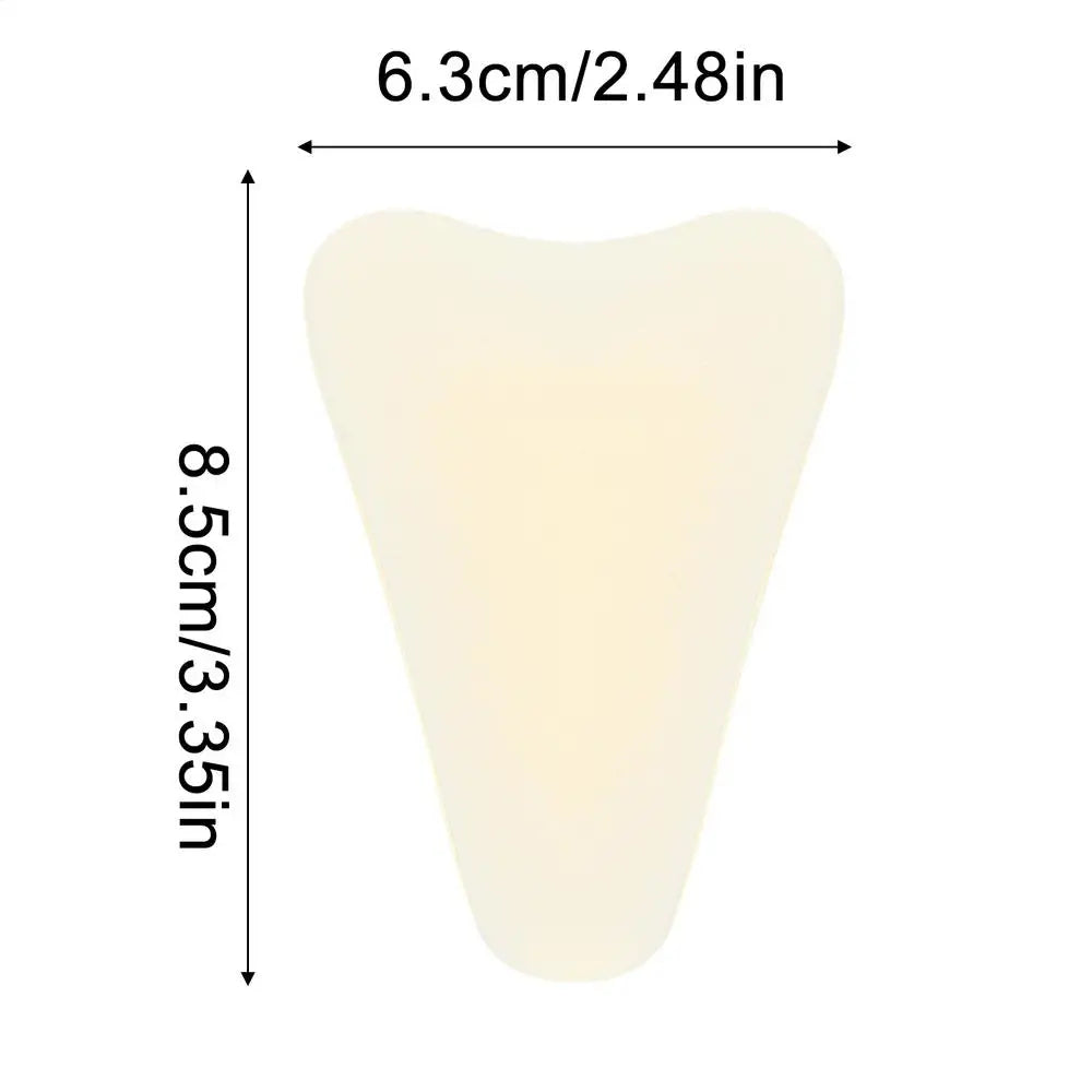 Women's Silicone Bikini Pad Seamless Adhesive Protector Sticker Silicone Bikini Pad Qme light color