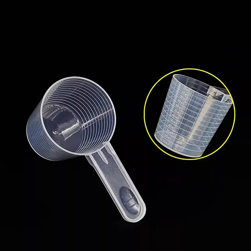 Plastic Measuring Scoops with Scale 15-120ml – Kitchen Set Measuring Scoop Set Qst