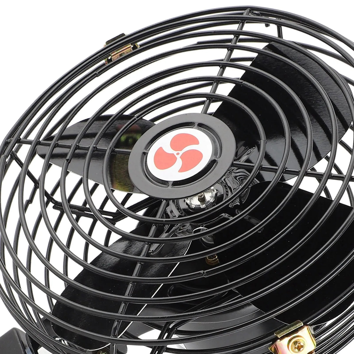 12V Heavy Duty Quiet Metal Cooling Fan – 2-Speed RV Boat Truck Vehicle Cooling Fan Qst