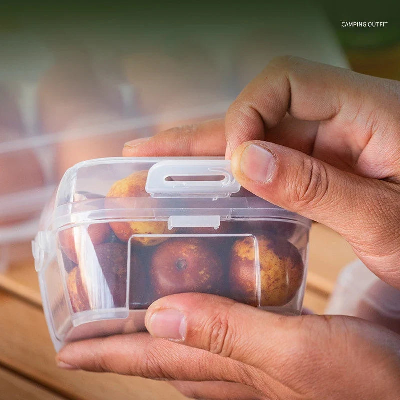 Portable Shockproof Egg Storage Box for Camping & Travel Egg Storage Carrier Qme