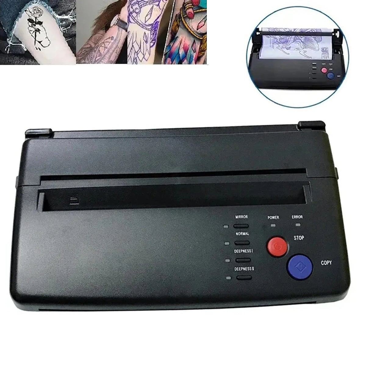 Tattoo Stencil Transfer Machine – A4 Thermal Copier Printer Tattoo Stencil Printer Qst