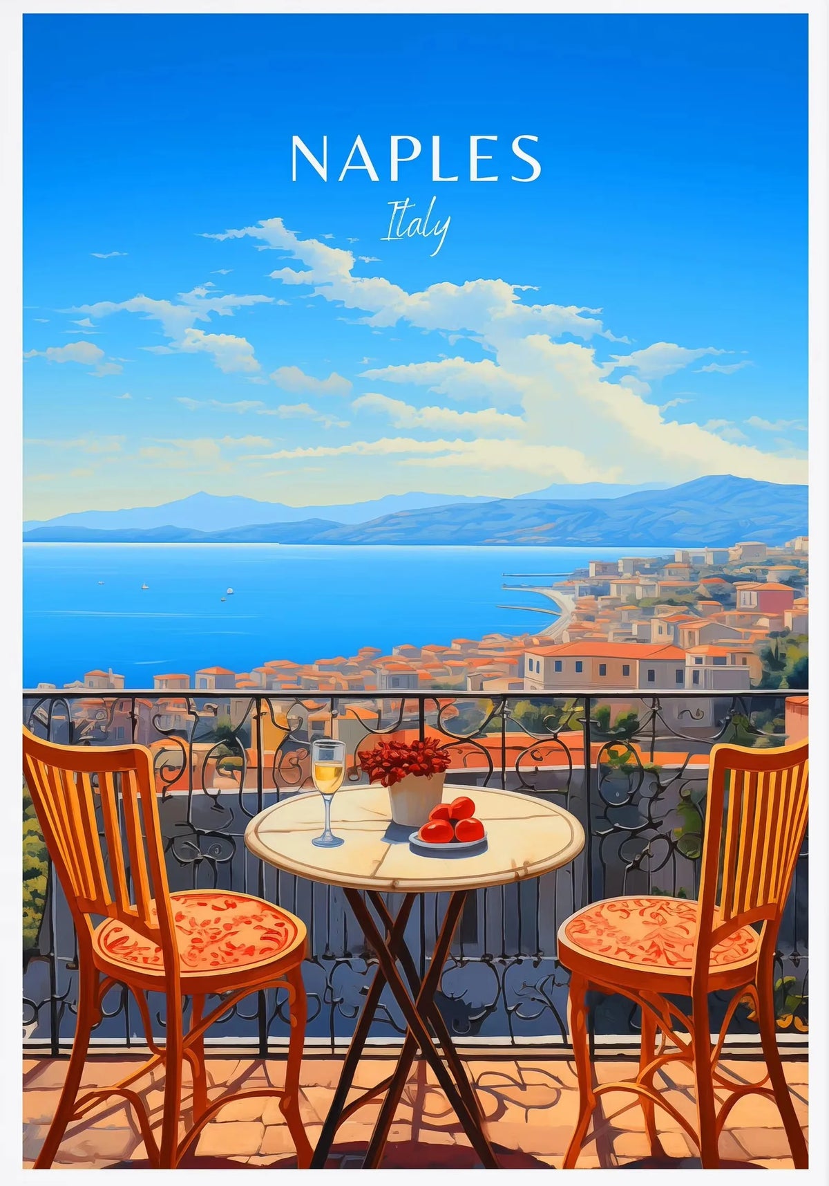 Italy City Travel Canvas Wall Art – Rome Venice Paris Poster Canvas Wall Art Qst SKU-23 50x70cm Unframed
