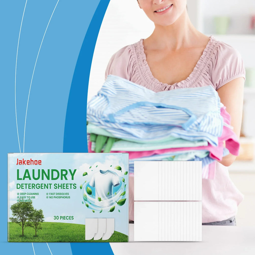 Laundry Detergent Sheets – Fast-Dissolve Stain Removing Tablets Laundry Detergent Sheets Qme