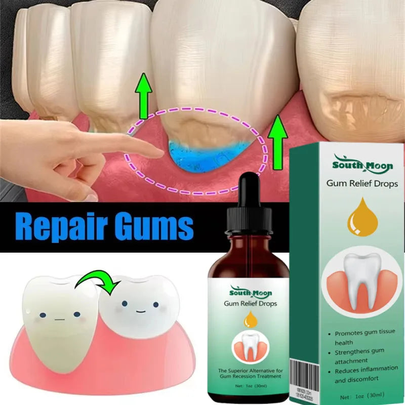 Gum Repair Drops – Nourishing Oral Care Serum for Healthy Gums Oral Care Serum Qme 1pc