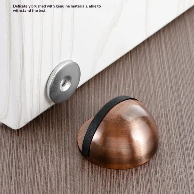 Silicone Magnetic Door Holder – No-Drill Adhesive Stopper Magnetic Door Stopper Qme