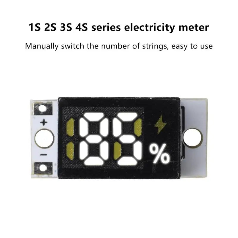 Precision LED Battery Meter 1S-4S | DIY Electronics Hobbyists LED Battery Meter Qme