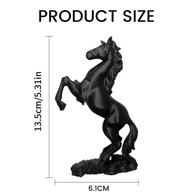3D Printed Pegasus Horse Statue – Modern Home & Office Décor Decorative Sculpture Qst 1pc